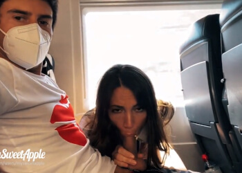 Aprovechan largo viaje tren tener sexo entre asientos 1